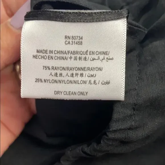 White House Black Market Black Romper size S - Picture 6 of 9